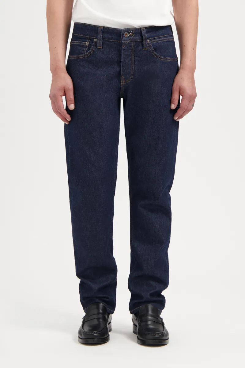 Kuyichi Kuyichi Herren vegan Jeans Regular Slim Jim Dark Rinse, Extra dunkelblau, – Produktbild 2 von 2