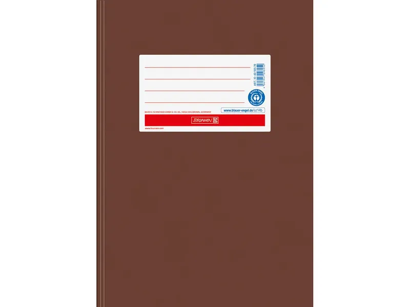 BRUNNEN BRUNNEN Heftumschlag aus Papier DIN A5, Braun, – Produktbild 1 von 1