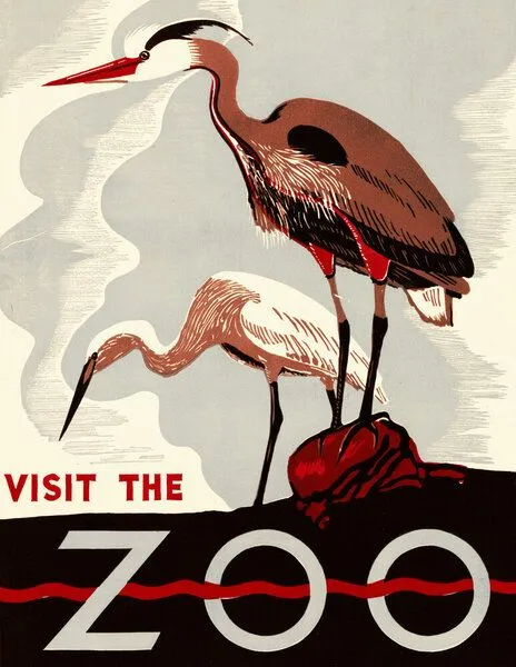 Photocircle Photocircle Poster / Leinwandbild - Visit The Zoo – Produktbild 1 von 4