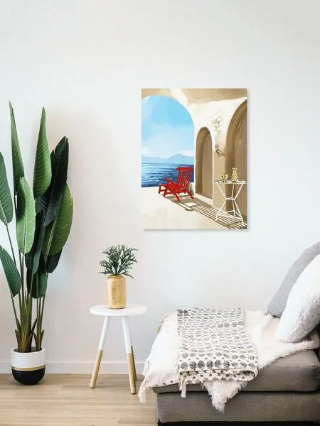Photocircle Photocircle Poster / Leinwandbild - Solitude By The Sea – Produktbild 4 von 4