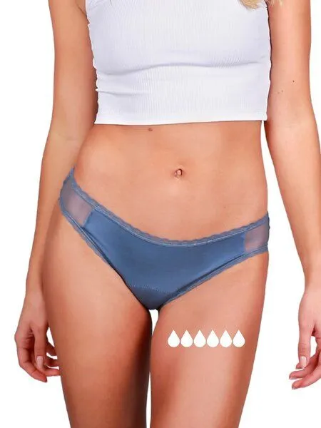 Taynie Ultra Periodenunterwäsche Biozidfrei 60°C Taynie Lady Ultra, Jeans, – Produktbild 2 von 4