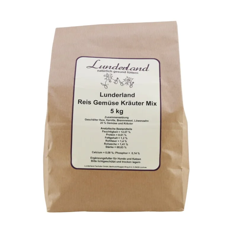 Lunderland Lunderland Reis Gemüse Kräuter Mix 5 kg – Produktbild 1 von 2