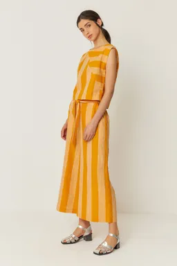 SKFK SKFK Damen vegan Hose Dona Orange/Gelb – Produktbild 1 von 1