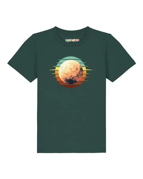 watabout.kids watabout.kids T-Shirt Kinder Pluto Retro Sunset, Glazed green, – Produktbild 1 von 2