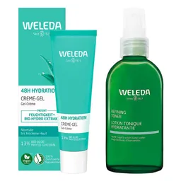 Weleda 48h Hydration Creme-gel & Refining Hydra Toner – Produktbild 1 von 1