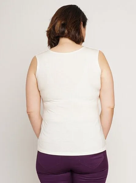 Peaces.bio - handbedruckte Biomode Peaces.bio - handbedruckte Biomode Wasserfallshirt aus TENCEL – Produktbild 3 von 3
