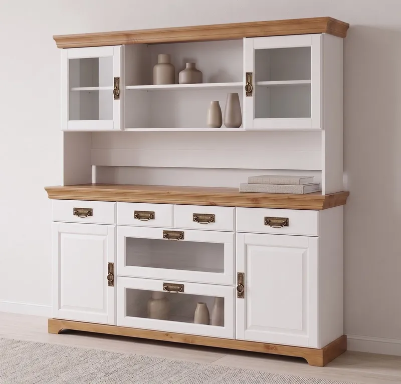 OTTO home Buffet Rügen FSC® zertifiziertes Massivholz, im Landhausstil, Weiß, – Produktbild 6 von 8