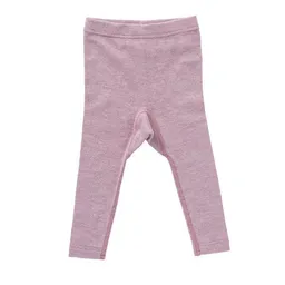 People Wear Organic People Wear Organic Baumwolle-Wolle-Seide Legging, uni meliert – Produktbild 1 von 1