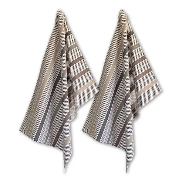 Solwang Design Solwang Design 2er-Set Geschirrtücher aus 100% Biobaumwolle, 70 x 50 cm, Multi braun mix, – Produktbild 1 von 3