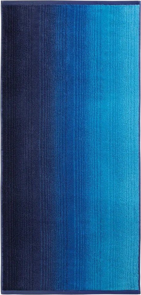 dyckhoff dyckhoff Handtücher Colori, Walkfrottee (1-St), mit Farbverlauf, Blau, – Produktbild 2 von 5