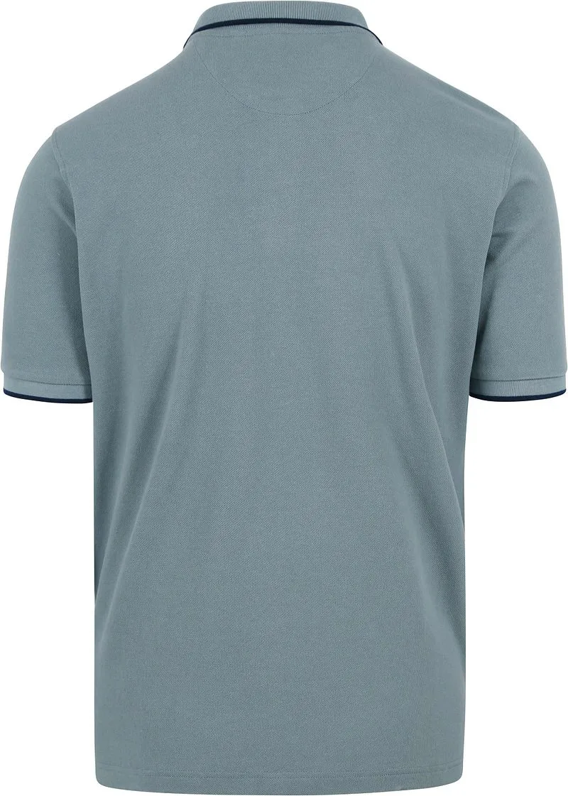 Suitable Suitable Respect Poloshirt Tip Ferry Steel Grün - Größe S, Grau, – Produktbild 1 von 5