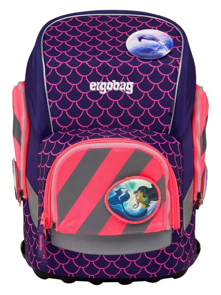 Ergobag Ergobag Schulranzen pack Sicherheitsset mit Reflektorstreifen (3-tlg), Rosa, – Produktbild 2 von 4
