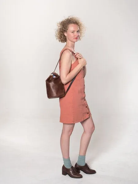 monday market monday market Ledertasche Susan klein, Braun, – Produktbild 2 von 4