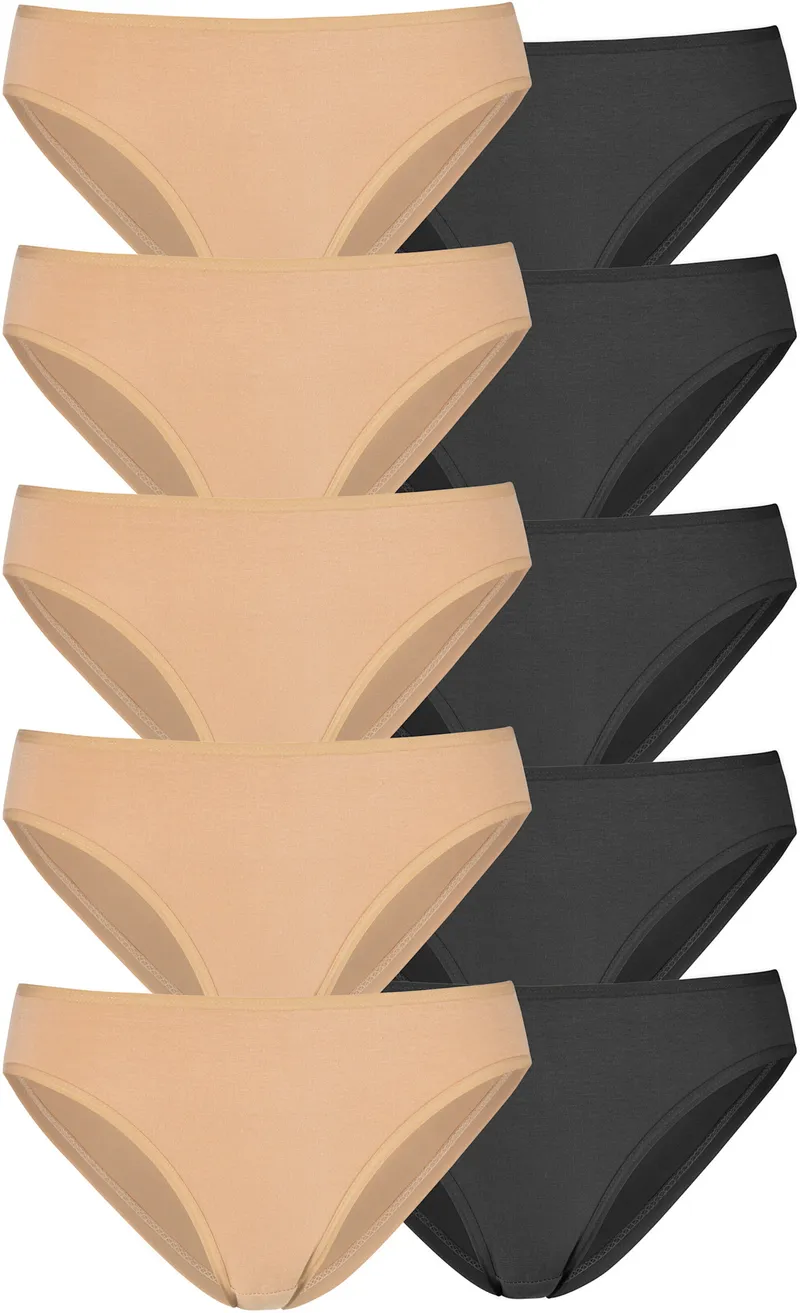 petite fleur by Lascana Bikinislip beige, schwarz, Beige, schwarz, – Produktbild 3 von 3