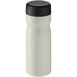Unbranded H2O Active® Eco Base 650 ml Sportflasche mit Drehdeckel, elfenbeinweiß/ schwarz – Produktbild 1 von 1