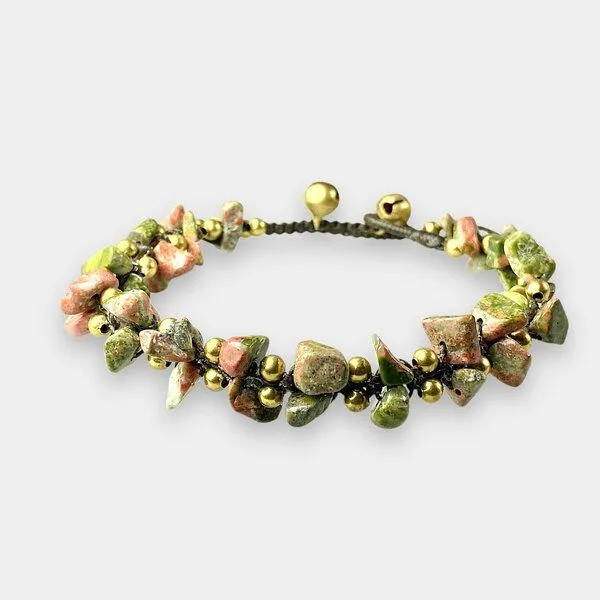 Der Lindwurm Der Lindwurm Armband mit verschiedenen Edelsteinen – Produktbild 7 von 8