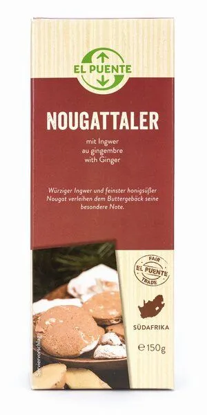 El Puente El Puente Nougattaler - Mürbekekse mit Nougat & Ingwer, Mehrfarbig, – Produktbild 2 von 4