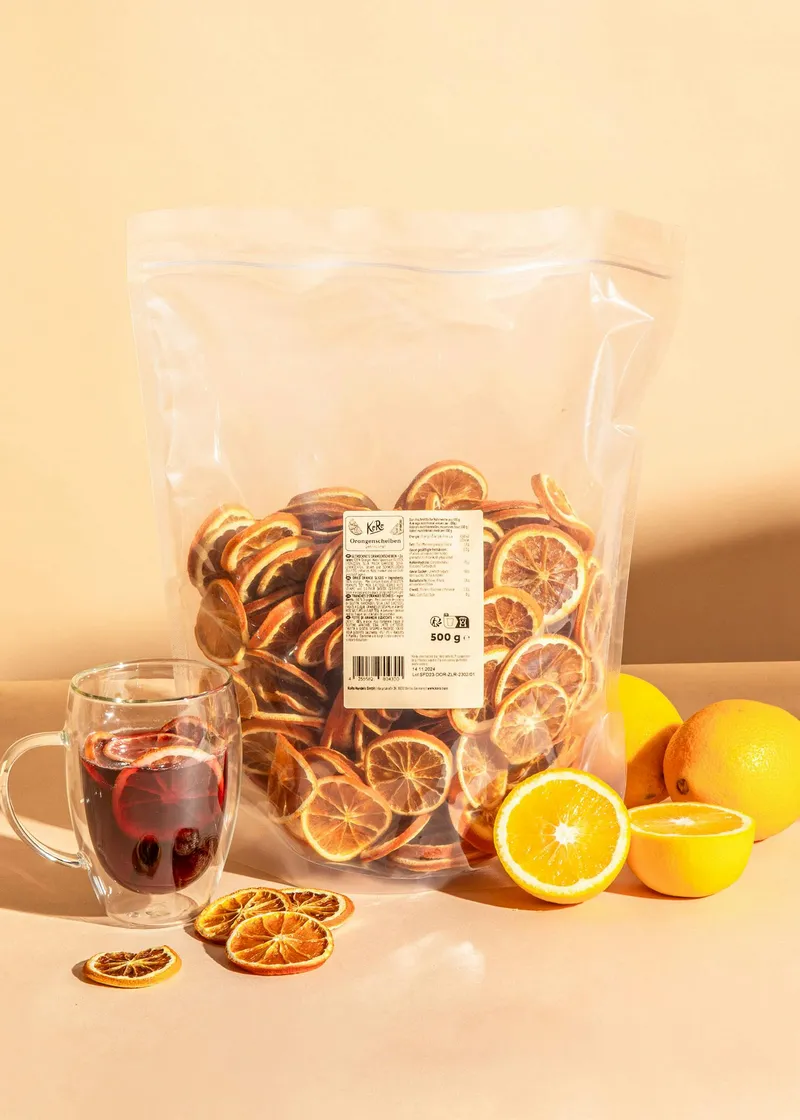 KoRo Getrocknete Orangenscheiben 500 g – Produktbild 1 von 5