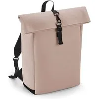 BagBase BagBase Matt beschichteter Rolltop Rucksack wasserabweisend Backpack Laptop, Pink (nude), – Produktbild 1 von 1