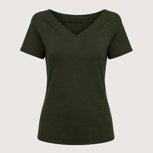 Frija Omina Frija Omina Bio T-Shirt Due, Forest (grün), – Produktbild 1 von 2