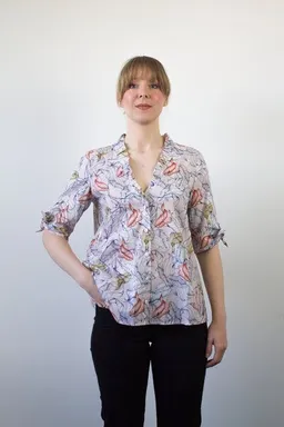 Skrabak Skrabak Damen Bluse aus Bio-Baumwolle "Britta" mit floralem Muster – Produktbild 1 von 1