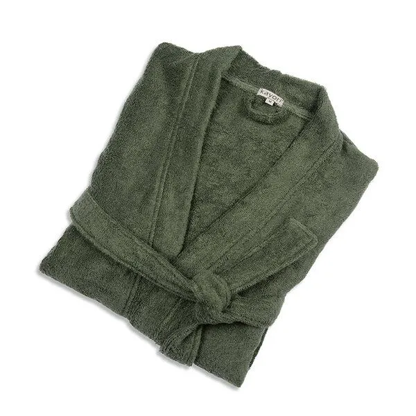 Kayori Kayori Sento - Bademantel - 35% Tencel / 65% Bio-Baumwolle, Grün, – Produktbild 2 von 2