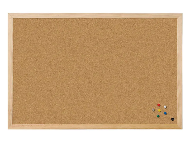 Kork-Pinnwand mit Holzrahmen, 30 x 40 cm – Produktbild 1 von 1