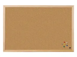Kork-Pinnwand mit Holzrahmen, 30 x 40 cm – Produktbild 1 von 1