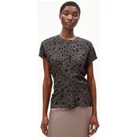 ARMEDANGELS ARMEDANGELS LEO BAT WING Damen Top aus LENZING ECOVERO Viskose Mix, Dark steel-black, – Produktbild 1 von 1