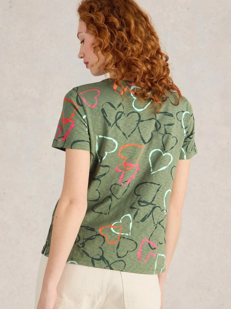 White Stuff T-Shirt Abbie - 52, Grün print, – Produktbild 4 von 4