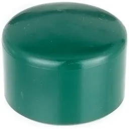 Alberts ALBERTS Pfostenkappe für runde Metallpfosten, Kst., grün, für Pfosten Ø42 mm, VE20St. – Produktbild 1 von 1