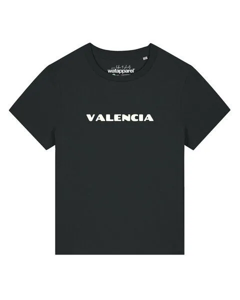 watapparel watapparel T-Shirt Frauen Valencia Flora, Black, – Produktbild 1 von 2