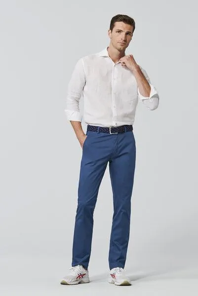 Meyer MEYER FAIRTRADE GABARDINE, Blau (blau), – Produktbild 3 von 5