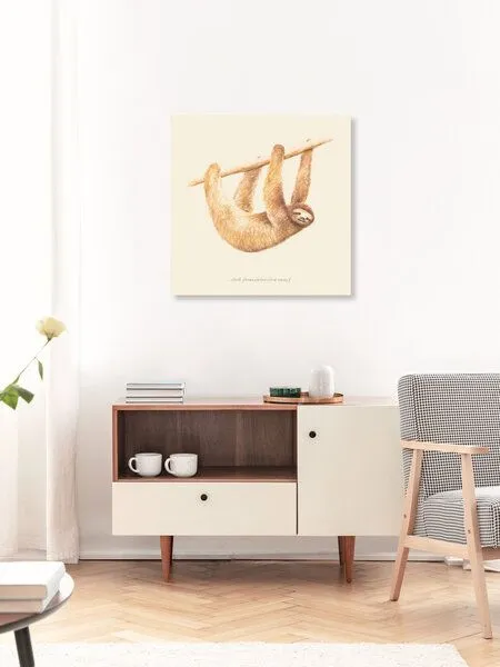 Photocircle Photocircle Poster / Leinwandbild - Faultier – Produktbild 2 von 4