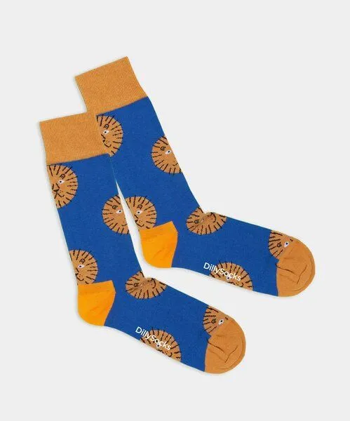 DillySocks DillySocks Bunte Socken, Bio Baumwolle, lion sun – Produktbild 1 von 2