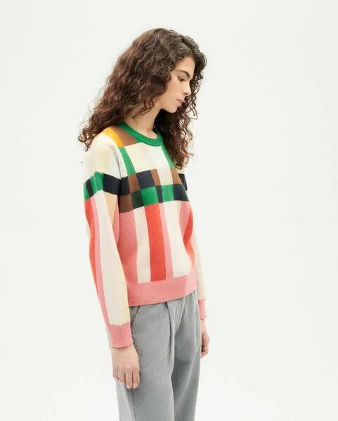 thinking mu thinking mu warmer Wollpullover mit grafischem Muster – Produktbild 4 von 4