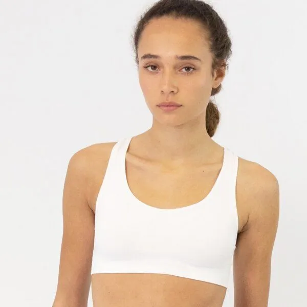 TAO Sportswear TAO Sportswear Schnelltrocknendes & nahtloses Damen Funktionsbustier, Weiß, – Produktbild 4 von 4