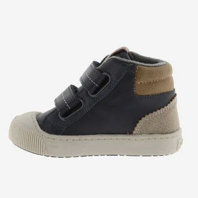Victoria Victoria vegane Kinder-Klett-Sneaker – Huellas Vegan Straps Multi, Marino (blau), – Produktbild 3 von 4