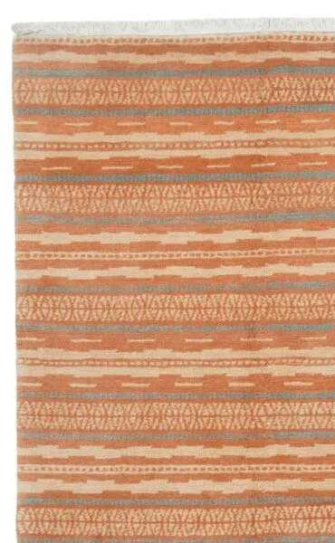 Rugtales Nepal „Rugtales“ aus Schurwolle, Orange, – Produktbild 4 von 4