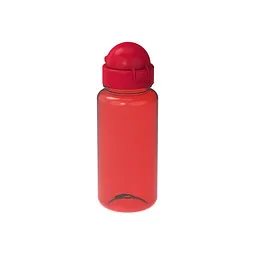 elasto elasto Trinkflasche Junior, 400 ml, RENEW, transparent-rot/standard-rot – Produktbild 1 von 1