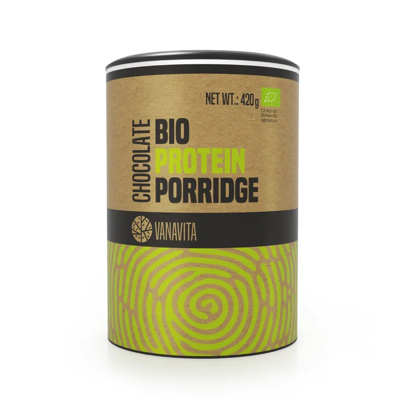 GymBeam Bio VanaVita BIO Protein Porridge 420 g Schokolade – Produktbild 1 von 1