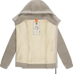 ragwear ragwear Outdoorjacke Cousy Short flauschige Übergangsjacke mit Teddyfell und Kapuze – Produktbild 1 von 1
