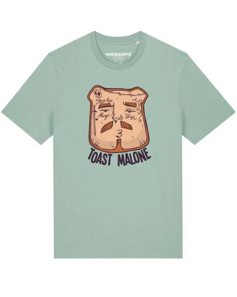 watapparel watapparel T-Shirt Unisex Toast Malone, Aloe, – Produktbild 1 von 4