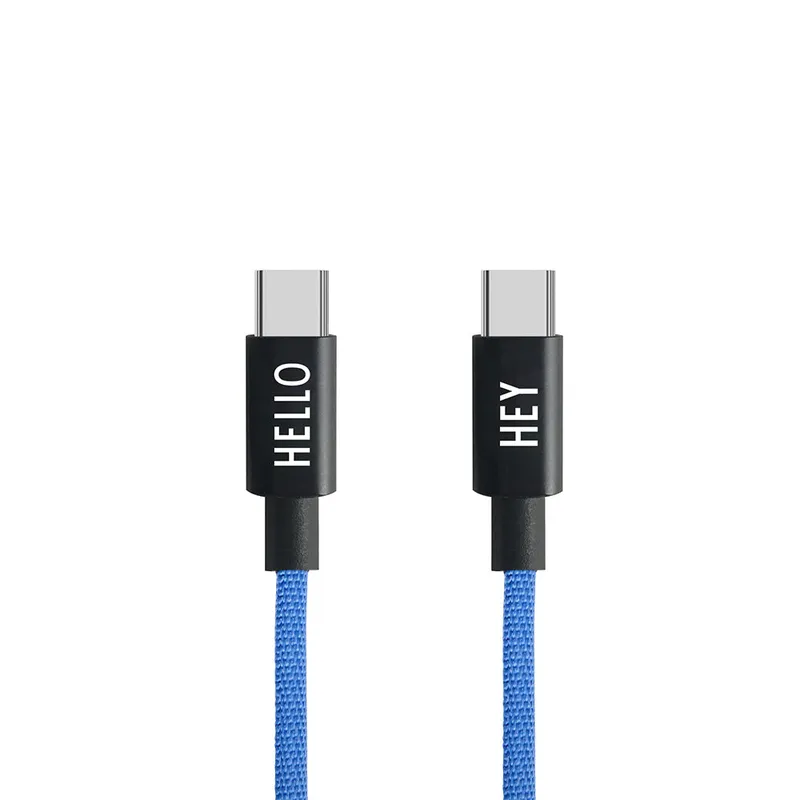 Design Letters MyCable USB-C zu USB-C-Kabel 1m (iPhone 15, iPad, Android Premium) – Produktbild 1 von 1