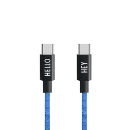 Design Letters MyCable USB-C zu USB-C-Kabel 1m (iPhone 15, iPad, Android Premium) – Produktbild 1 von 1