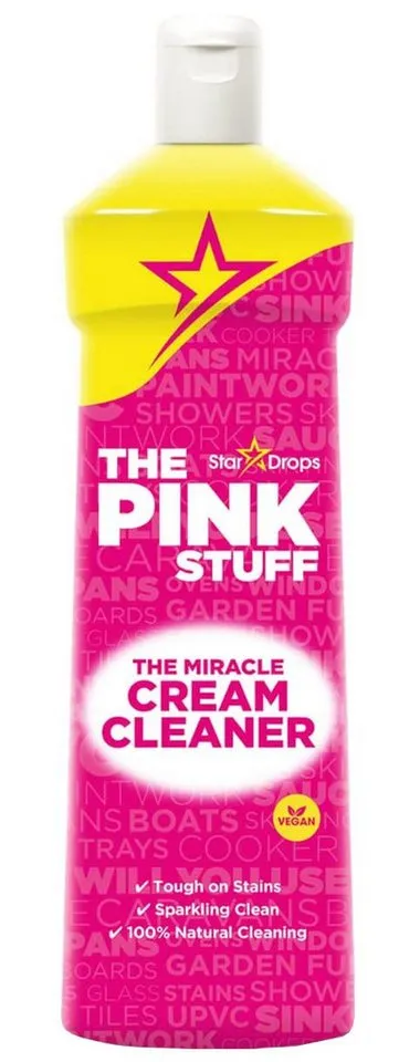 The Pink Stuff 3 x Stardrops The Pink Stuff Miracle Cream Cleaner Reinigungsmilch je Küchenreiniger – Produktbild 2 von 2