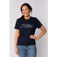 watapparel watapparel T-Shirt Frauen Das Leben ist kein Ponyhof, French navy, – Produktbild 1 von 1