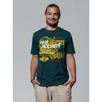 watapparel watapparel T-Shirt Unisex LIMITED EDITION LOGO PRINT 02, Glazed green, – Produktbild 1 von 1