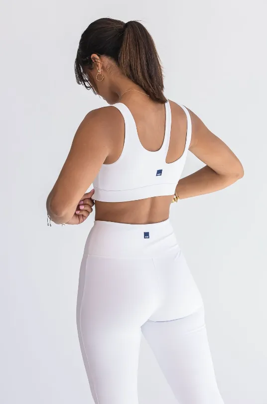 SEAAV SEAAV Damen vegan Bh Cut Out Weiß, Weiß, – Produktbild 2 von 2