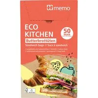 Memo memo Butterbrottüten "ECO KITCHEN", 50 Stk. – Produktbild 1 von 1